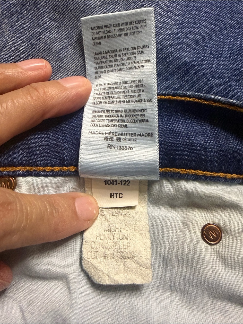 ✨ Authentic MOTHER The Teaser Designer Denim Jeans | Honkey-Tonk Cinderella - Picture 6 of 9